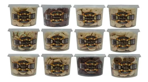 comprar Biscoitos Amanteigados Mineiros 12 Potes Atacado