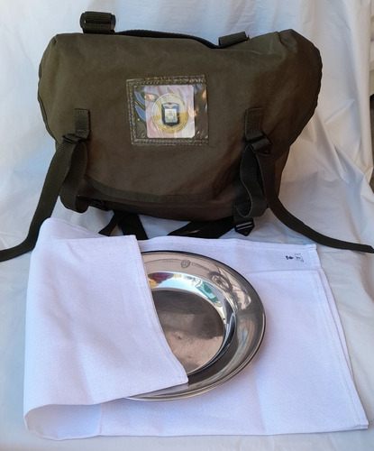 Bolsa De Rancho Militar Ejercito Servilleta Plato (Usado)