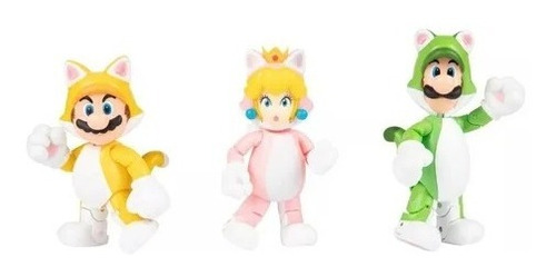 Figuras Super Mario 3d World Multi-pack Jakks Pacific 