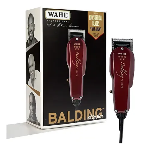 comprar Remate Wahl Maquina Corte Cabello Balding Clipper Prof 8pz Color Tinto
