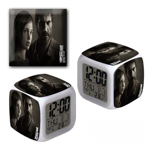 Reloj Despertador Iluminado The Last Of Us - Printek