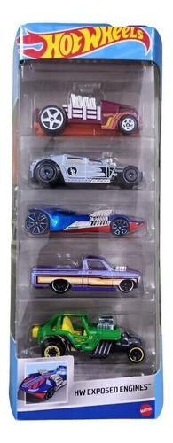 Hot Wheels Pack 5 Autos Autitos Modelos Variados A Elección