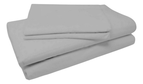 Kit 5 Sábanas Planas Hospital Hotel Spa Estandar Algodon Blanco Liso
