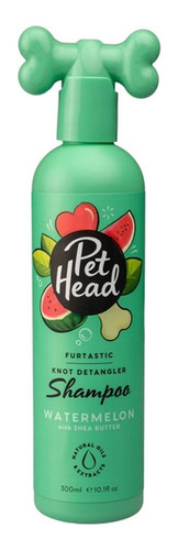 Champú desenredante de pelo Pet Head Furtastic, 475 ml, fragancia de sandía