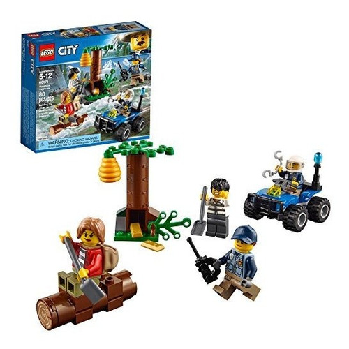 Fugitivos De La Montaña De La Ciudad De Lego 60171 Kit De Co
