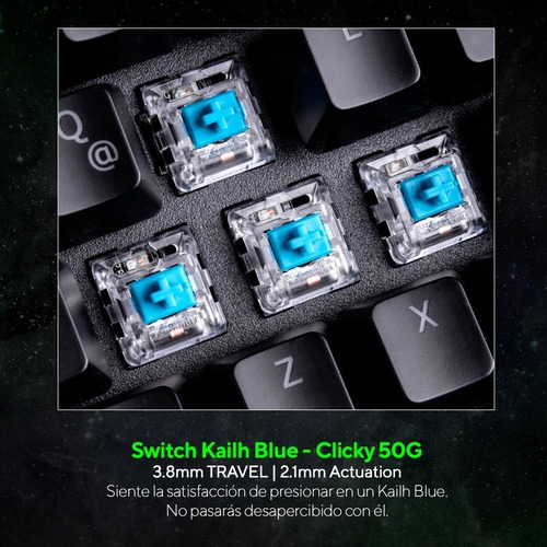 Teclado Mecánico Gamer Tkl Switch Kailh Alnitak Vsg