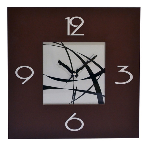 Reloj / Cuadro Pared 40x40cm , Madera Mdf , Serigrafiada