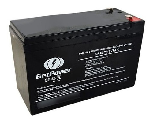 Bateria Csp 12v 7ah Csp 12-7.2 Sms Apc Alarmes No Breaks