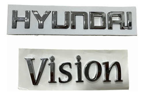 Emblema Letra Hyundai Vision Baul Juego