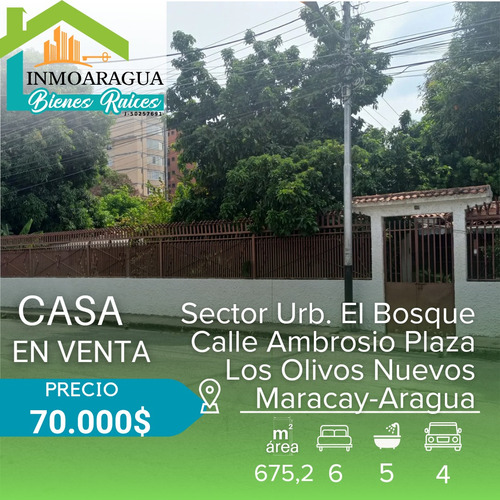 Casa En Venta/ Sector Urb El Bosque Los Olivos Nuevos Maracay/pg1112