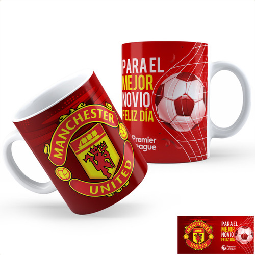 Taza Cerámica Manchester United Calidad