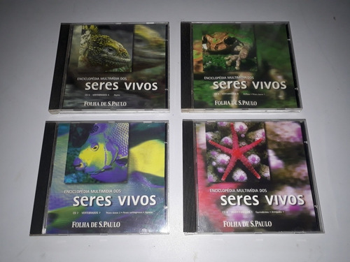 Enciclopédia Multimídia Dos Seres Vivos Com 12 Cd-rom (Usado)