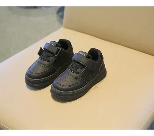 Zapatos Antideslizantes For Niños De Color Puro De Moda