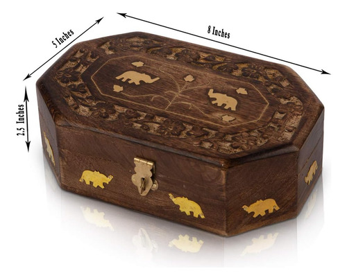 Gran Idea De Regalo De Cumpleaños, Caja De Joyería Decorativ