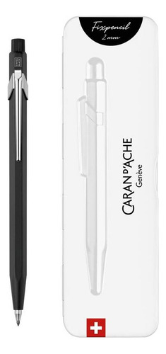 Lapiseira Caran Dache 2.0mm Edição Exclusiva Com Estojo Cor Preto