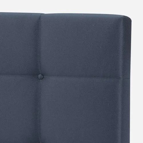 Boxet Indie Rosen 2 Plazas + Respaldo Y Veladores Issey Azul