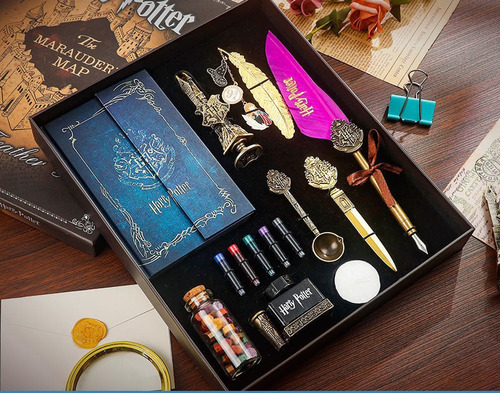 . Pluma Estilográfica Harry Potter Quill Ink Bladder De 15