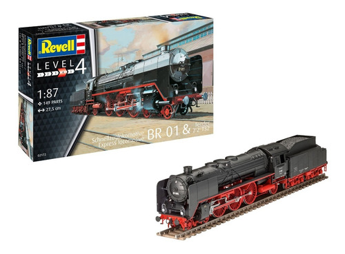 Tren Locomotora Express Br 01 1/87 Model Kit Revell
