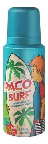 Desodorante Aerosol Niños Paco Surf 150ml Chicos Original 