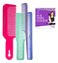 Comprar Kit De 4 Peines Estilista Y Barberia Color Colores