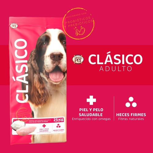 Imagen 3 de 9 de Grandpet Clásico Adulto 25 Kg Premium Fórmula Y Sabor Nuevos