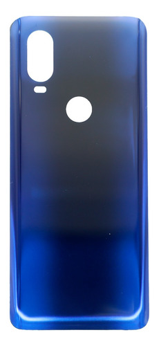 Tapa De Cristal Compatible Con Motorola One Vision Azul