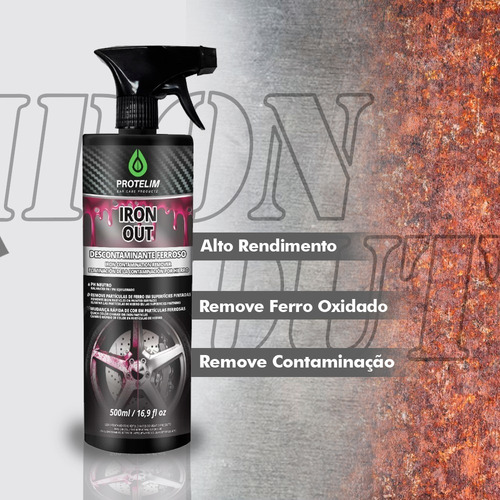 Iron Out Protelim 500ml Descontaminante Ferroso Neutralizado