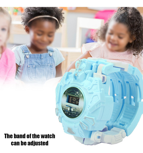 Reloj Transformador De Robot Reloj Digital Transformador Rel