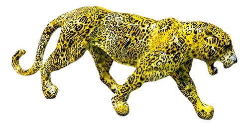 Estatua De Leopardo, Escultura Animal, Mesa, Estilo B