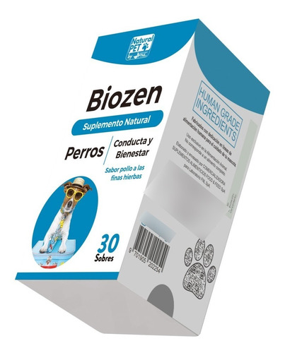 Biozen Para Perro 30 Sobres Conducta Y Bienestar Natural Pet