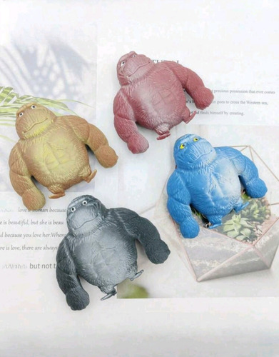 Juguete Antistress Gorila Squishy Anti Stress Mega Estirable Color