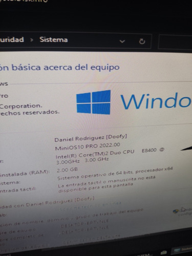 Cpu Dell Vostro 410 Core 2 Duo Con 2 Gb En Ram 160 En Dd (Usado)