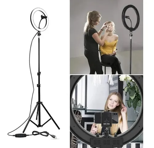 Aro De Luz Led 26cm Tripode Selfie Celular Soporte Cel 3.999 99