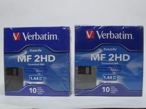 Diskettes Verbatim  Mf 2hd C/10pz/ Coleccionar O Usar 