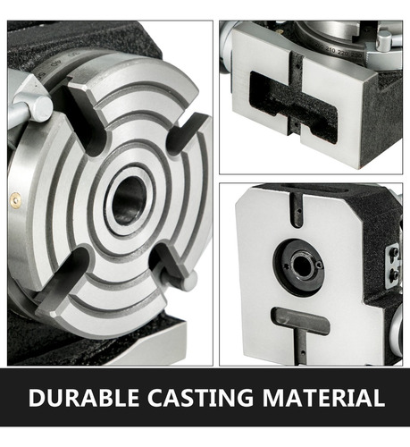 Mesa Girtatoria Rotativa Horizontal Vertical 4 PuLG Vevor