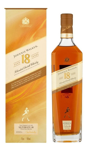 Whisky Escoces Johnnie Walker 18 Aos 750 Ml