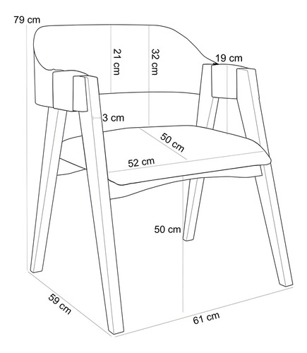 Cadeira Para Sala Jantar Living Estofada Suran Bouclê Cru