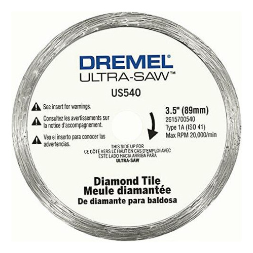 Dremel Us540-01 Ultra-saw Hoja De Diamante De 3.5 Pulgadas