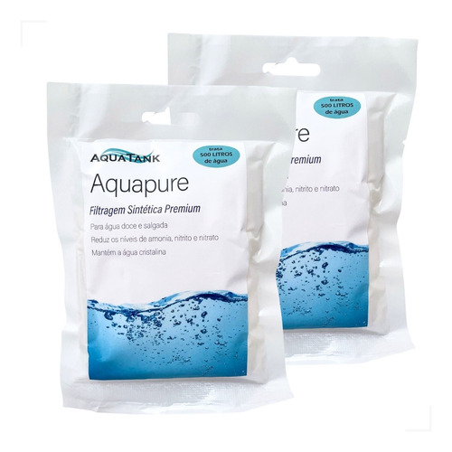 Kit 2 Unidades Aquapure Reduz Amônia Nitrito Nitrato 125ml