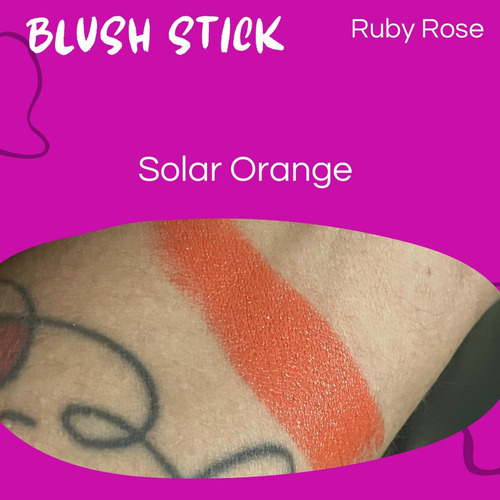 Blush Stick Bastão Ruby Rose Solar Orange