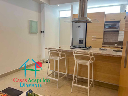 Cad Aura A 006. Balcón Con Vista Parcial Al Mar. En Edificio Con Club De Playa