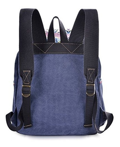 Douguyan Mochila De Lona Para Mujer Diseño Floral