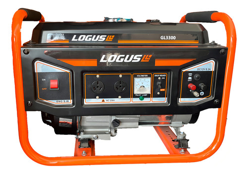 Generador portátil Logus GL3300 am 3 kW monofásico con tecnología AVR 220V