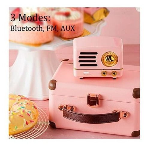 Retro Radio Creative Birthday Present Cute Girl Portable