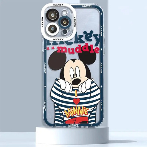 Funda De Teléfono Minnie Mickey Mouse Para iPhone 15 12 11 P