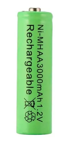 Pila Batería Aa Recargables 3000 Mah Ni-mh Nuevas X 1 Unid