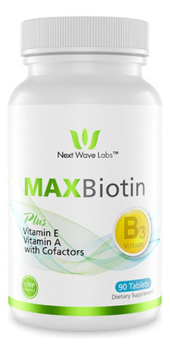 Next Wave Labs Max Biotin 900 Mg Frasco X 90 Tabletas