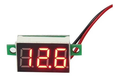 Mini Voltimetro Digital Panel 4.5v 30v Dc (elegir Color)