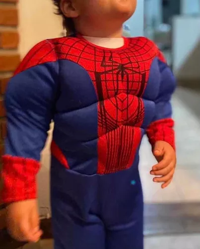 Disfraz Spiderman Hombre Araña Importado Musculoso Niño