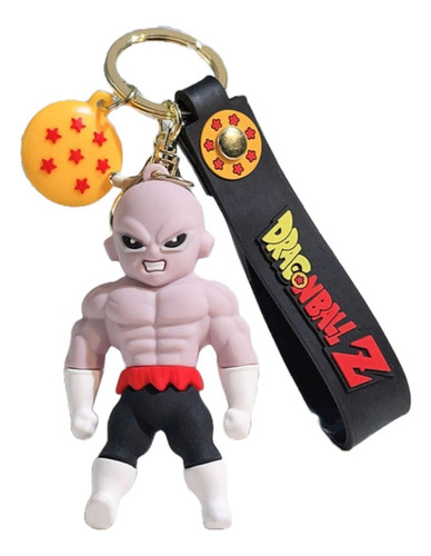 Llavero De Goma 3d Pvc + Correa Personaje Jiren Dragon Ball